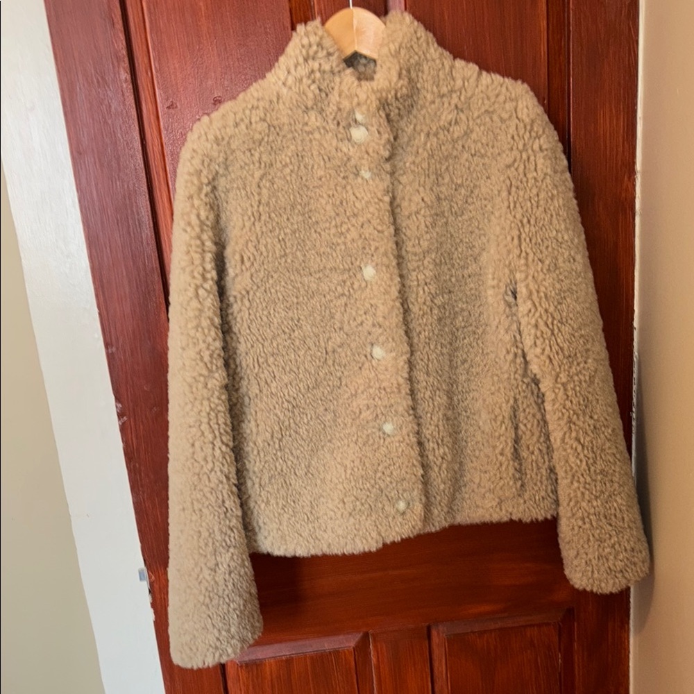 Zadig & Voltaire Cream Teddy Jacket